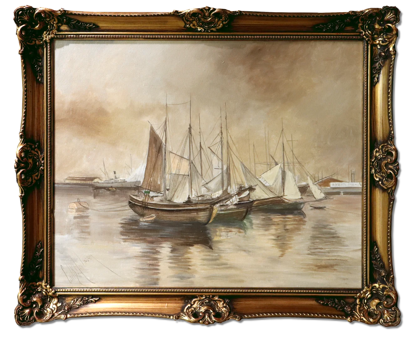 Havneparti ved Akershus